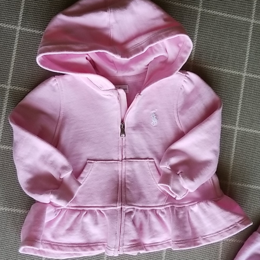 Polo Hoodie Jacket and Pants Set